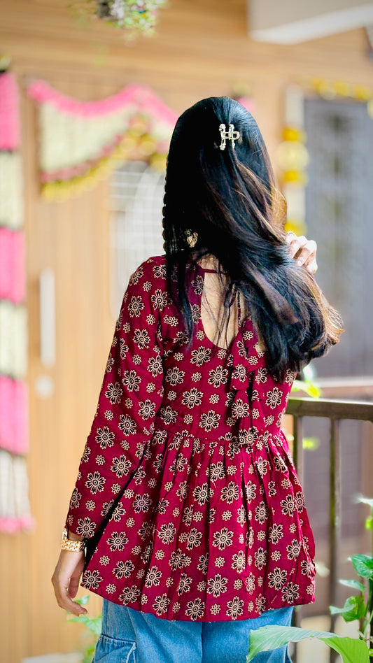 Cutest Matka Neck Kurti