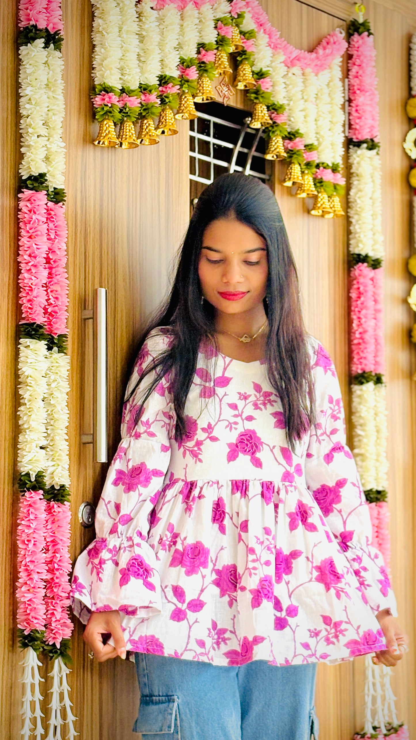 Gulzar Bell Sleeves Kurti